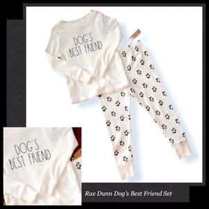 ⭐️HOST PICK⭐️ RAE DUNN Dog's Best Friend Pajamas Set